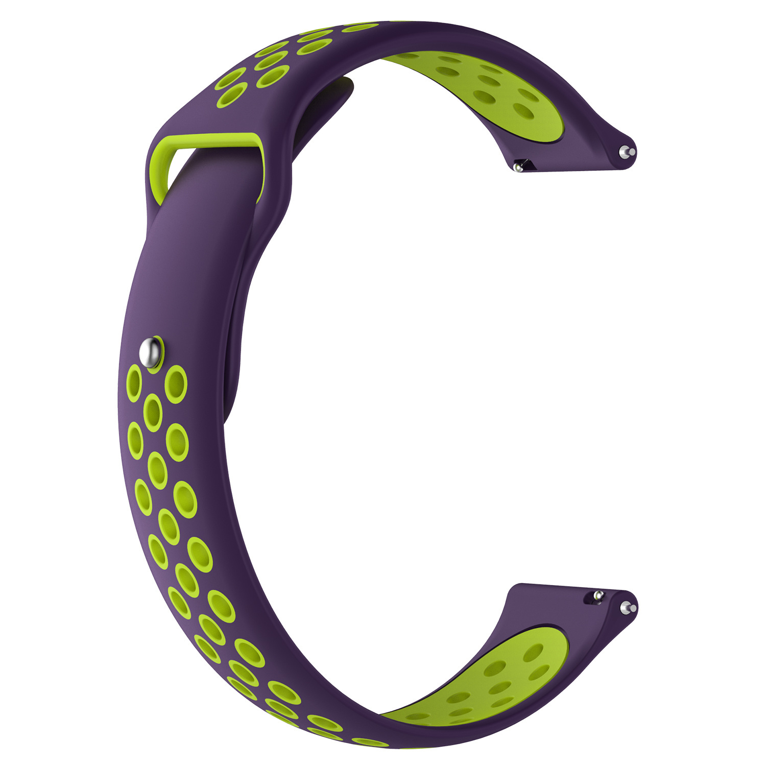 Samsung Galaxy Watch Doppel Sportarmband - lila grün