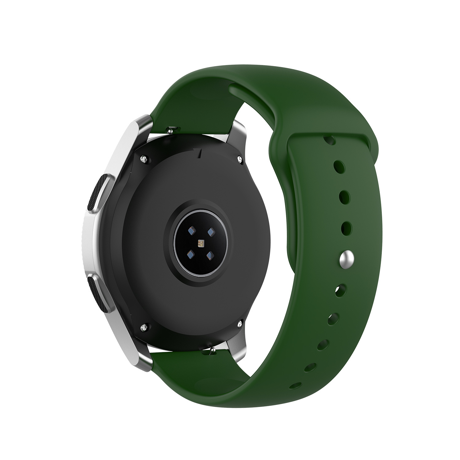 Samsung Galaxy Watch Silikon-Sportarmband - Armee grün