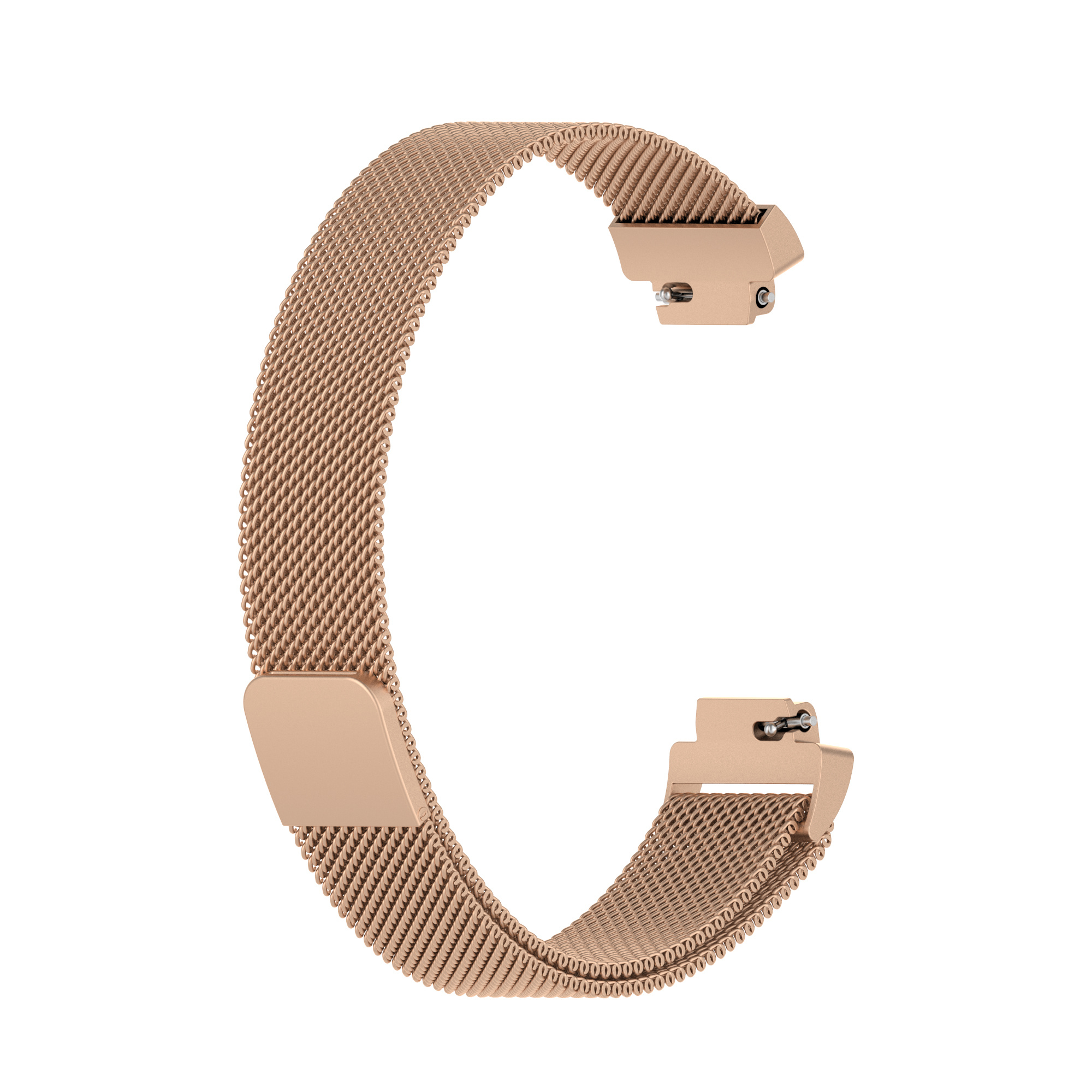 Fitbit Inspire 2 Milanaise Armband - rose gold