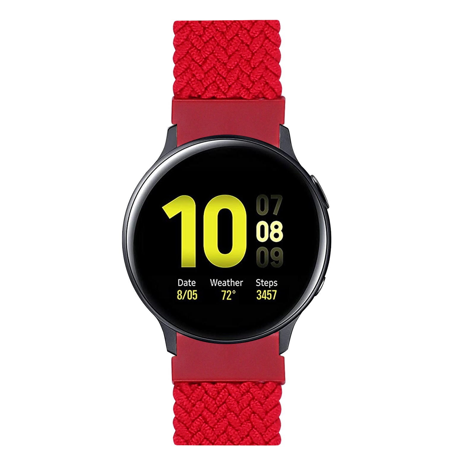 Garmin Vivoactive / Vivomove Nylon Geflochtenes Solo Loop - rot