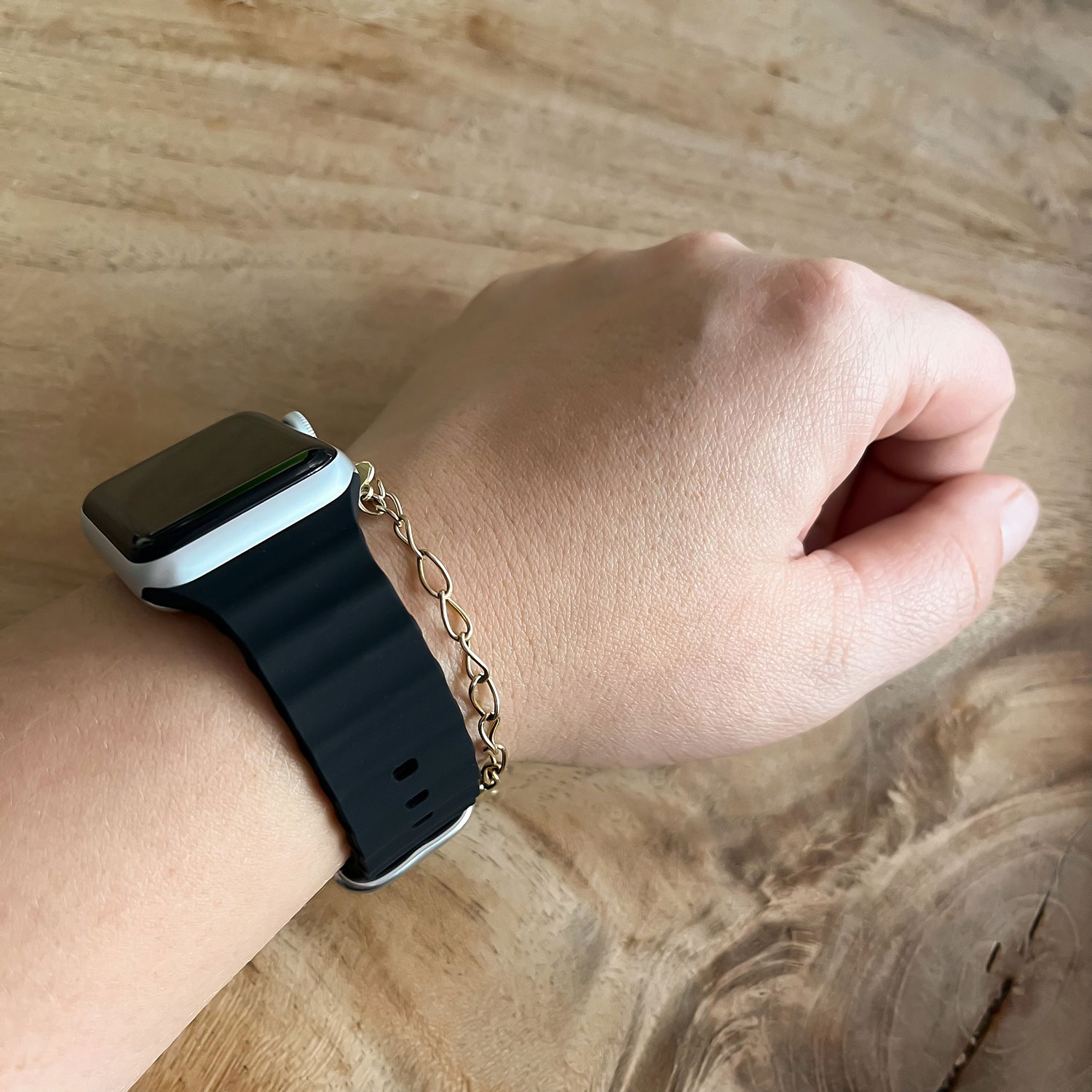 Apple Watch Ocean Sportarmband - schwarz