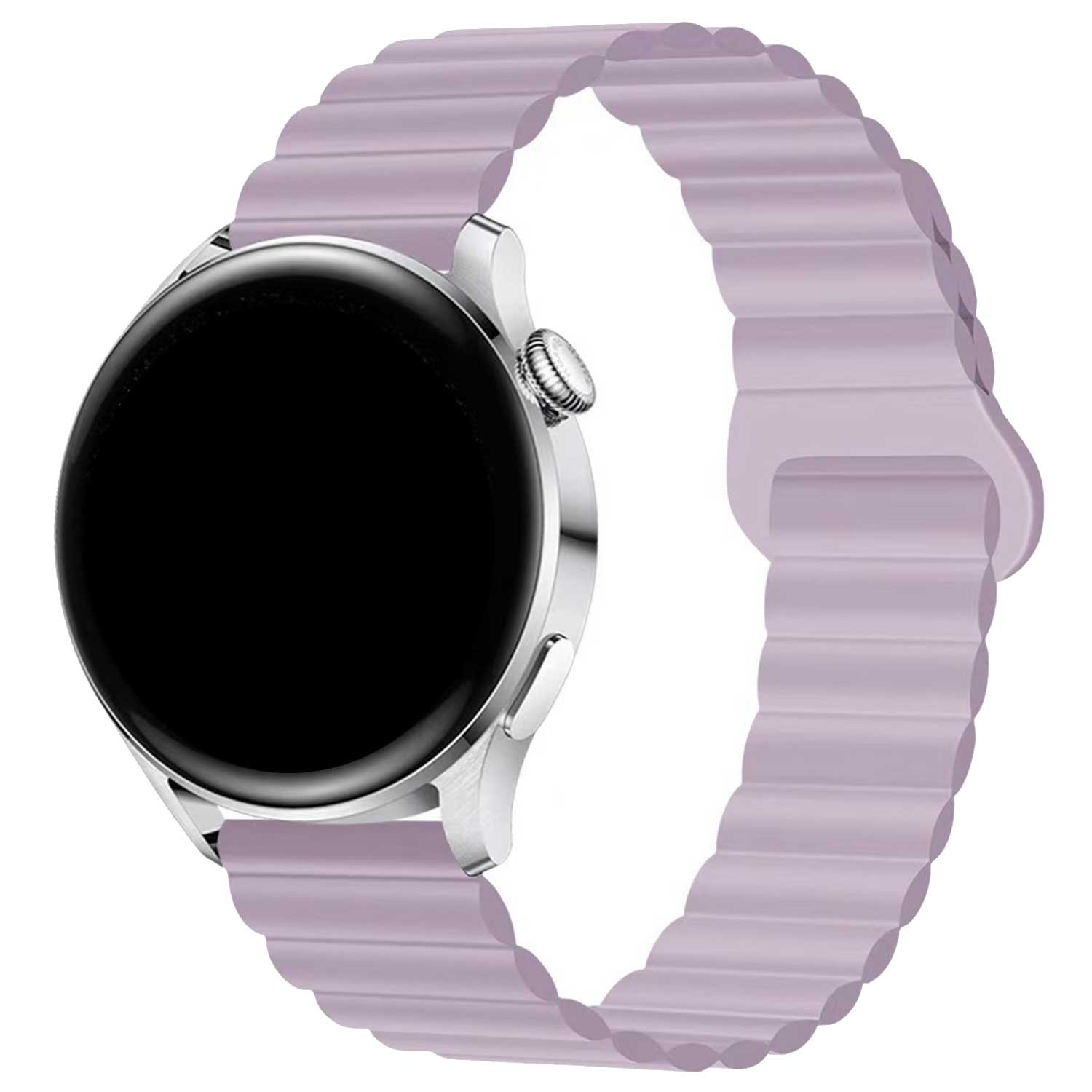 Samsung Galaxy Watch 5 magnetisches Silikonband - lila