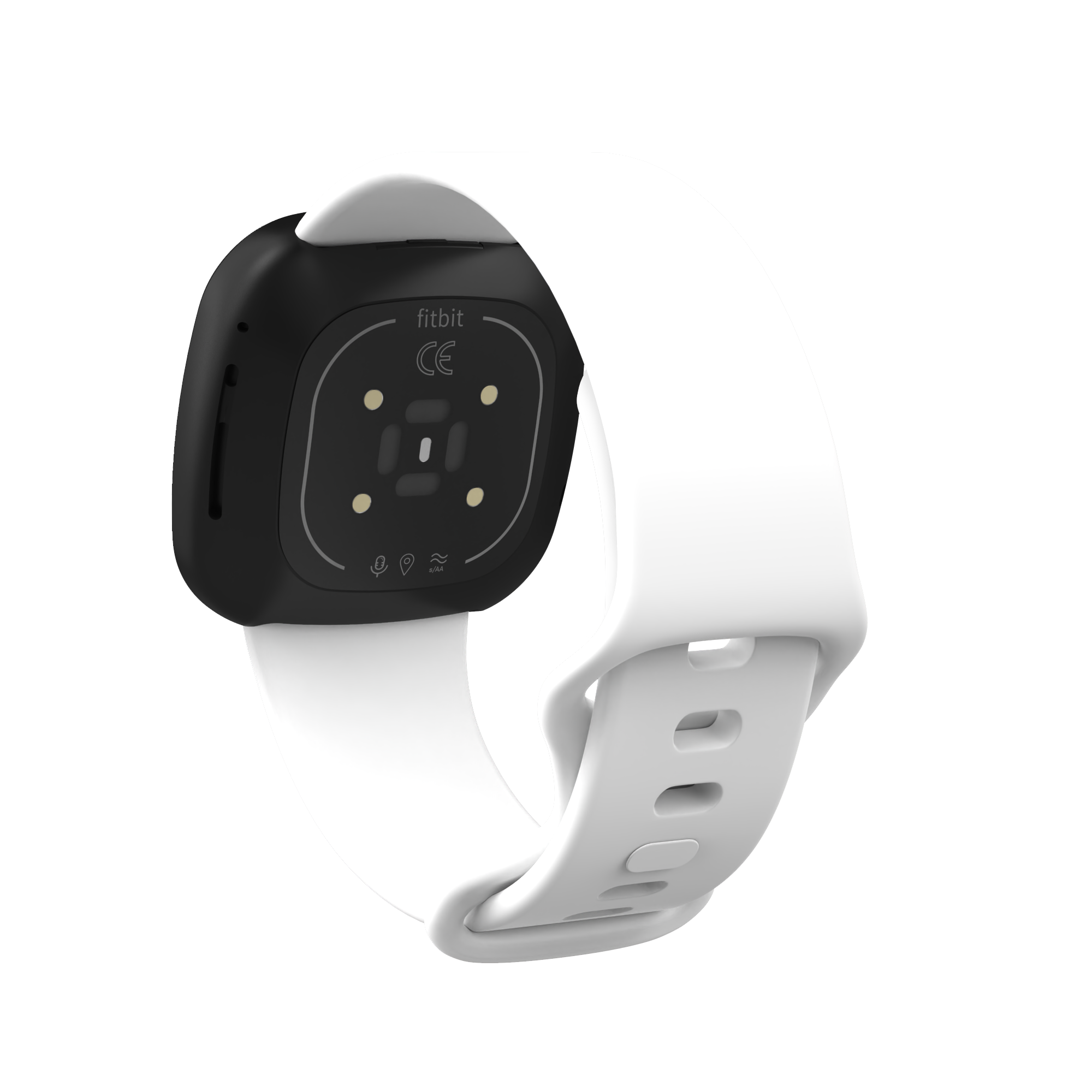 Fitbit Versa 3 / Sense Sportarmband - weiß