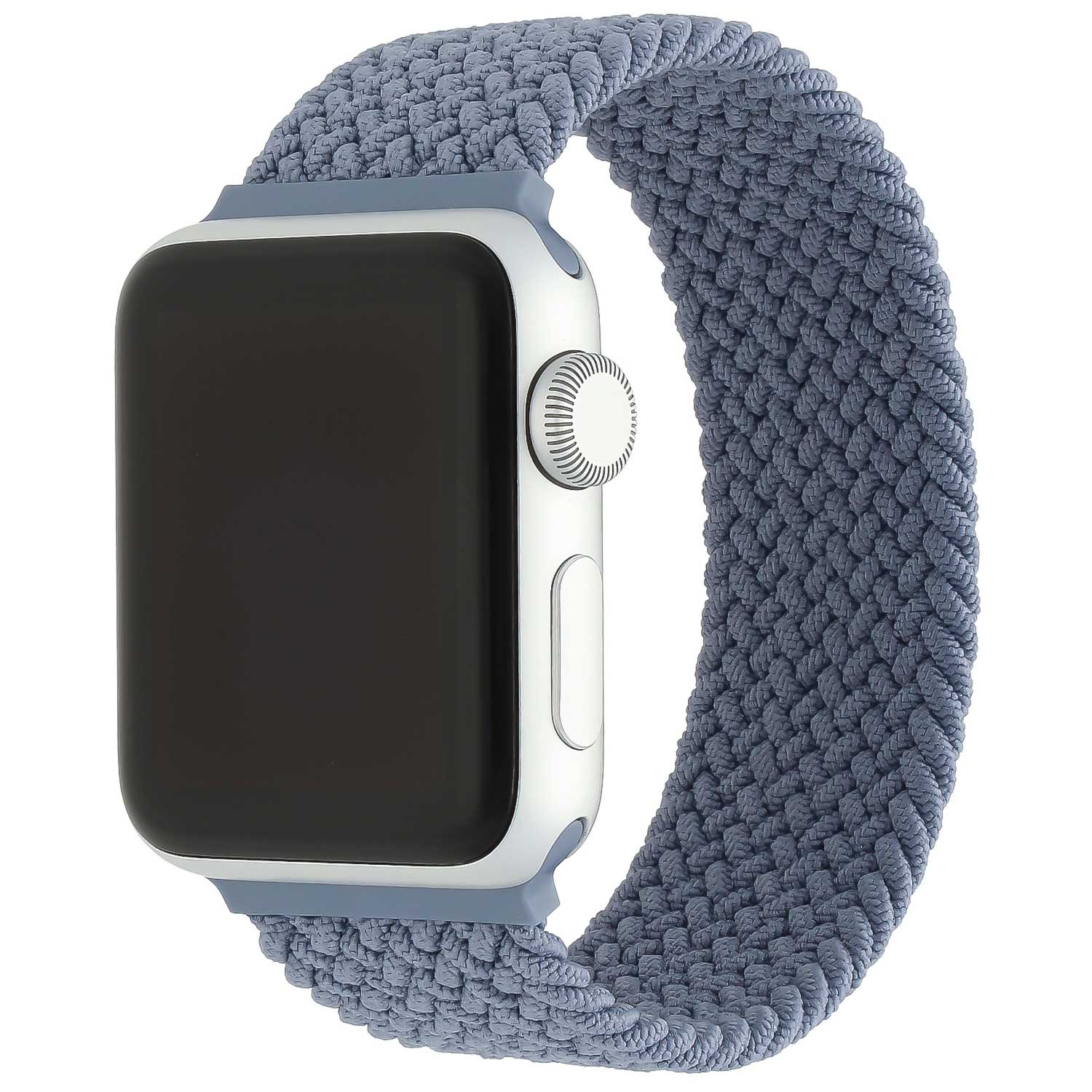 Apple Watch Nylon Geflochtenes Solo Loop - Schiefer