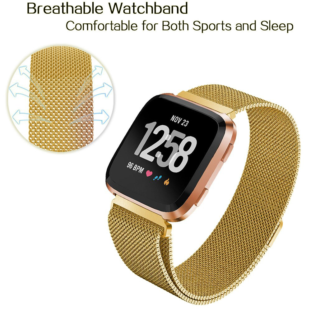 Fitbit Versa Milanaise Armband - gold
