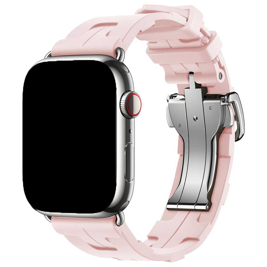 Apple Watch Sportarmband Hermès kilim single tour - rosa