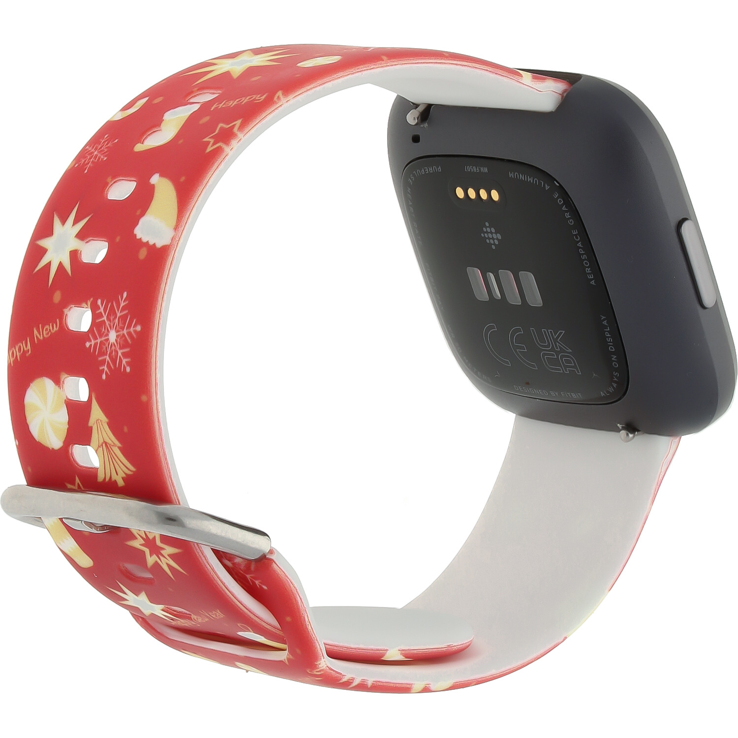 Fitbit Versa druck Sportarmband - Weihnachten rot