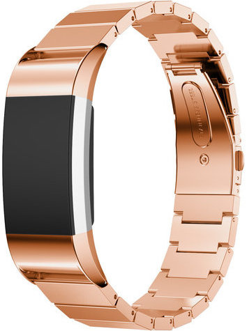 Fitbit Charge 2 Stahlgliederarmband - rose gold