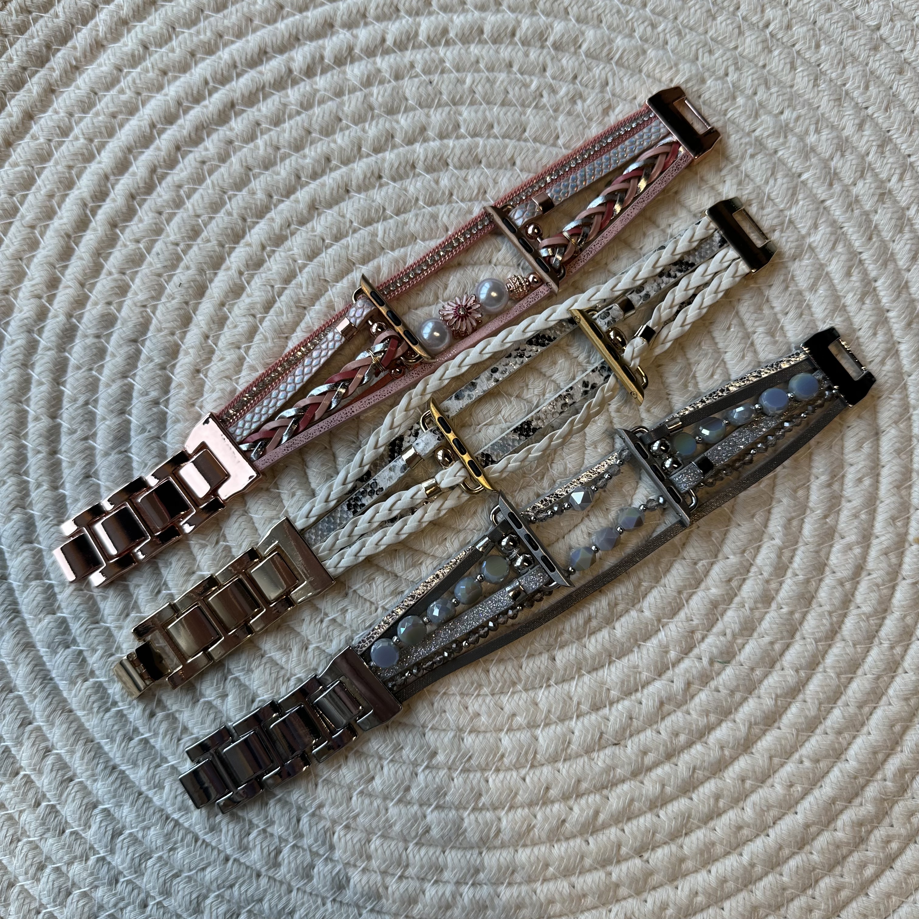 Apple Watch Schmuckarmband – Mandy grau
