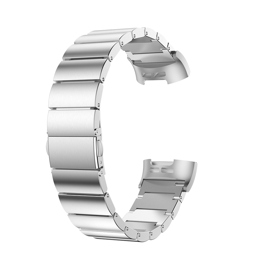Fitbit Charge 3 & 4 Stahlgliederarmband - silber