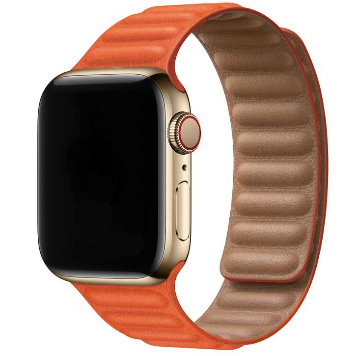Apple Watch Solo Loop Lederarmband - Sonnenuntergang