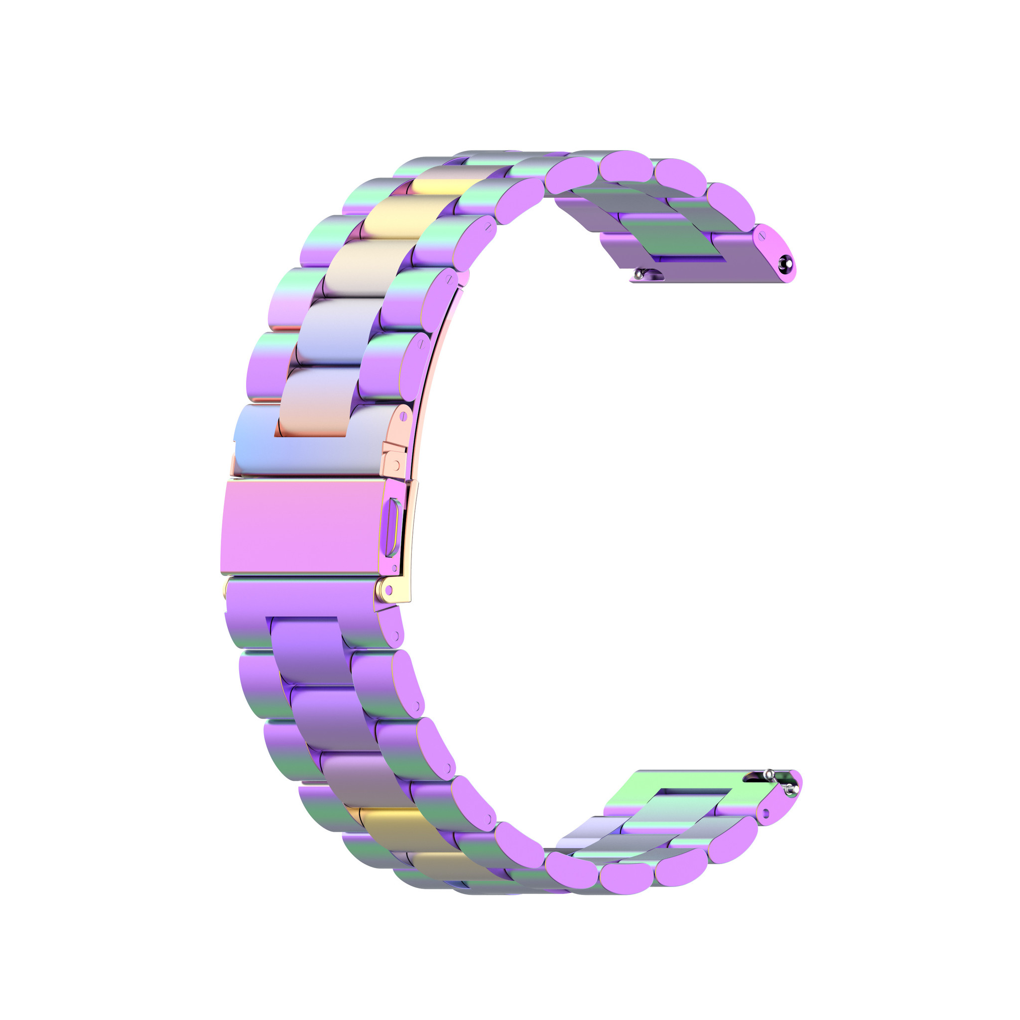 Garmin Vivoactive / Vivomove Perlen stahl Gliederarmband - bunt