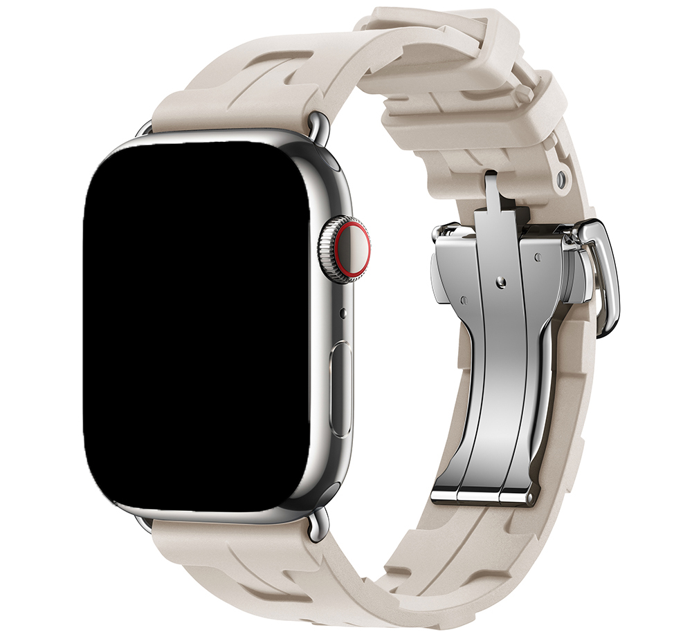 Apple Watch Sportarmband Hermès kilim single tour - Polarstern