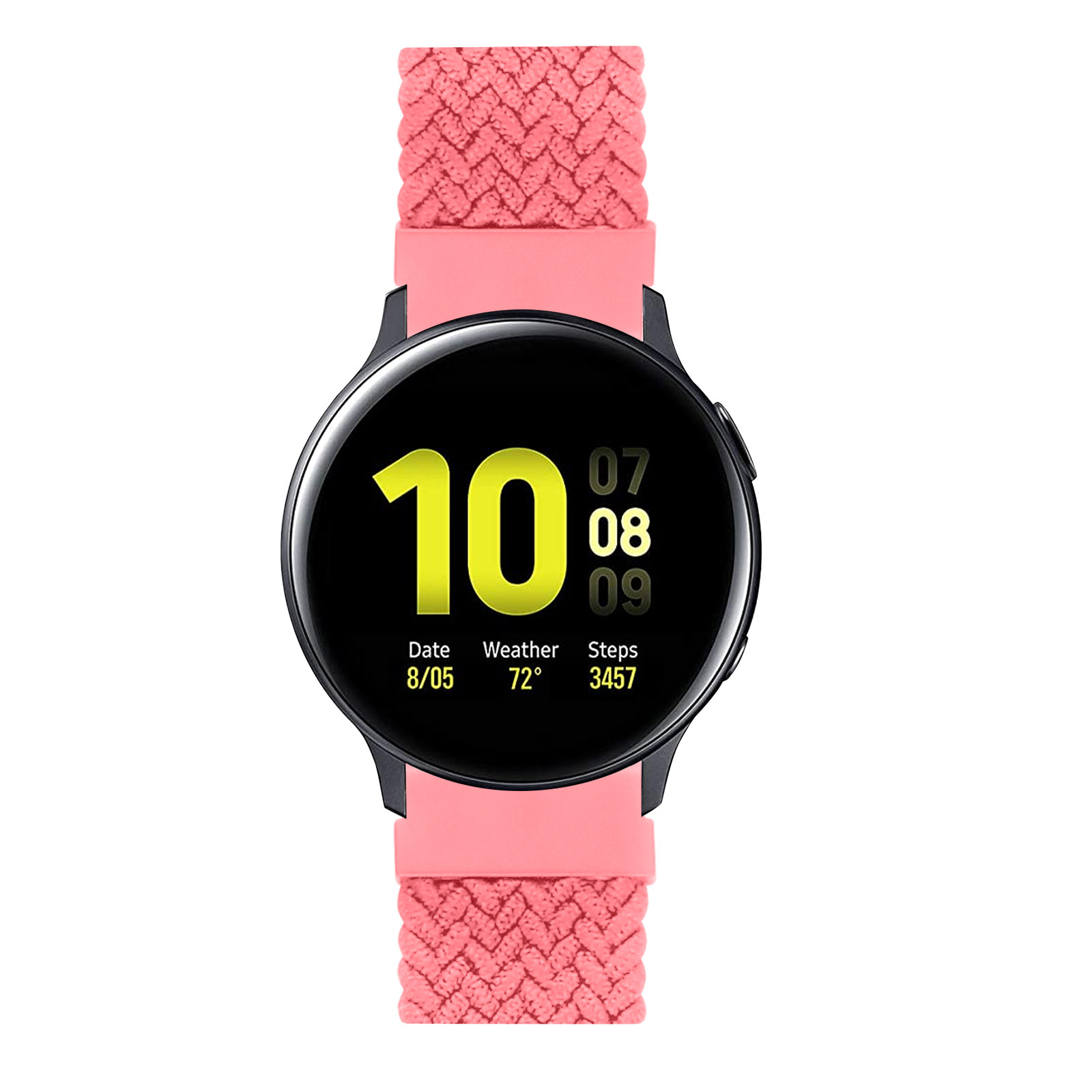 Polar Vantage M / Grit X Nylon Geflochtenes Solo Loop - Pink Punch