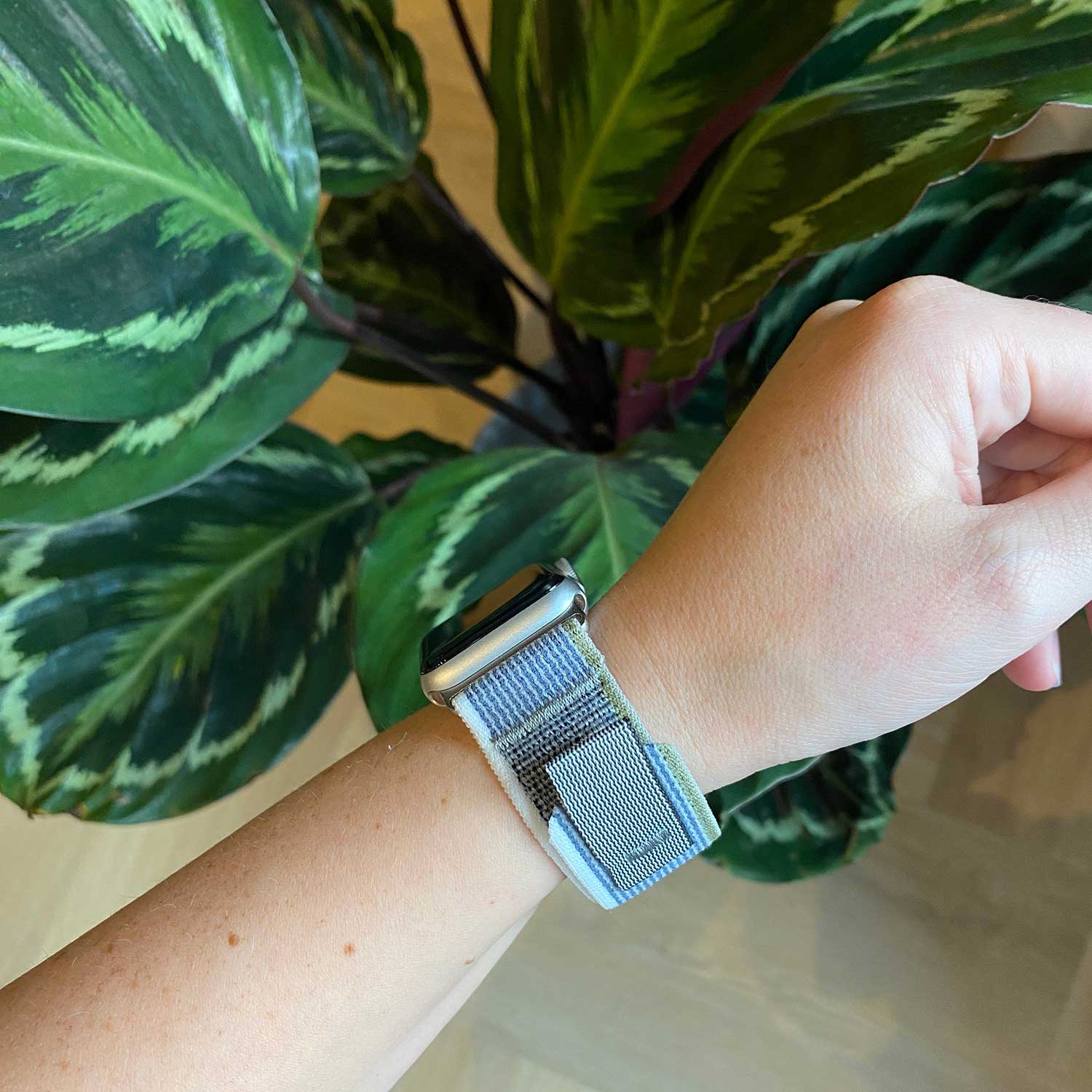 Apple Watch Nylon Trail Loop - grün grau