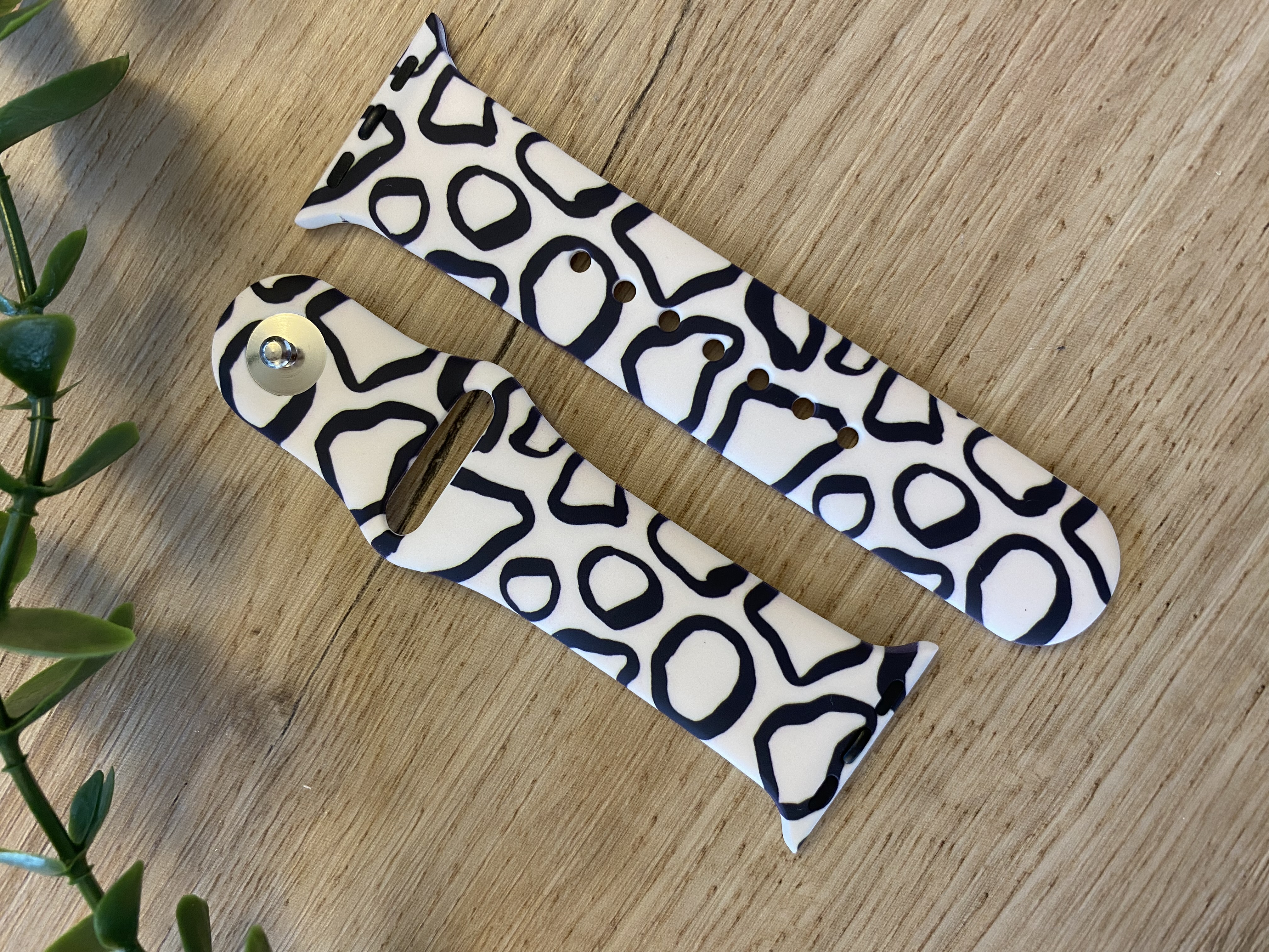 Apple Watch druck Sportarmband - Giraffenbeige