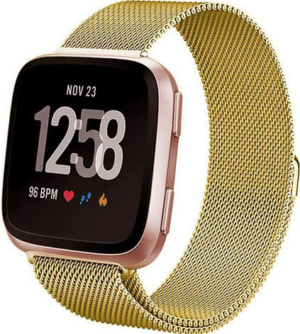Fitbit Versa Milanaise Armband - gold