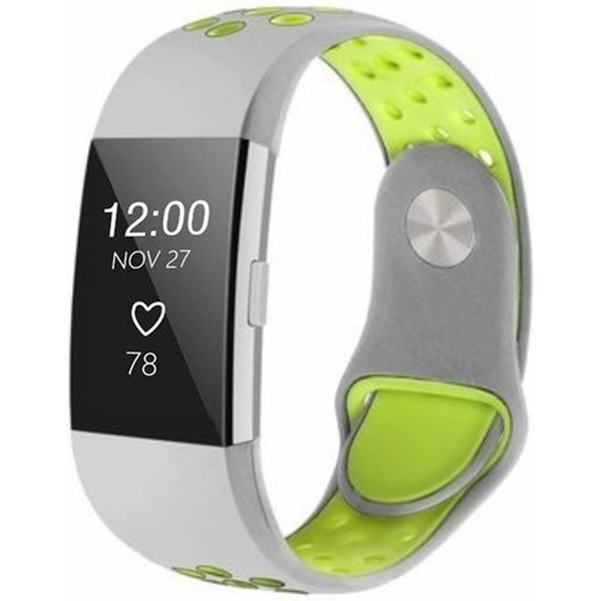 Fitbit Charge 2 Doppel Sportarmband - grau gelb