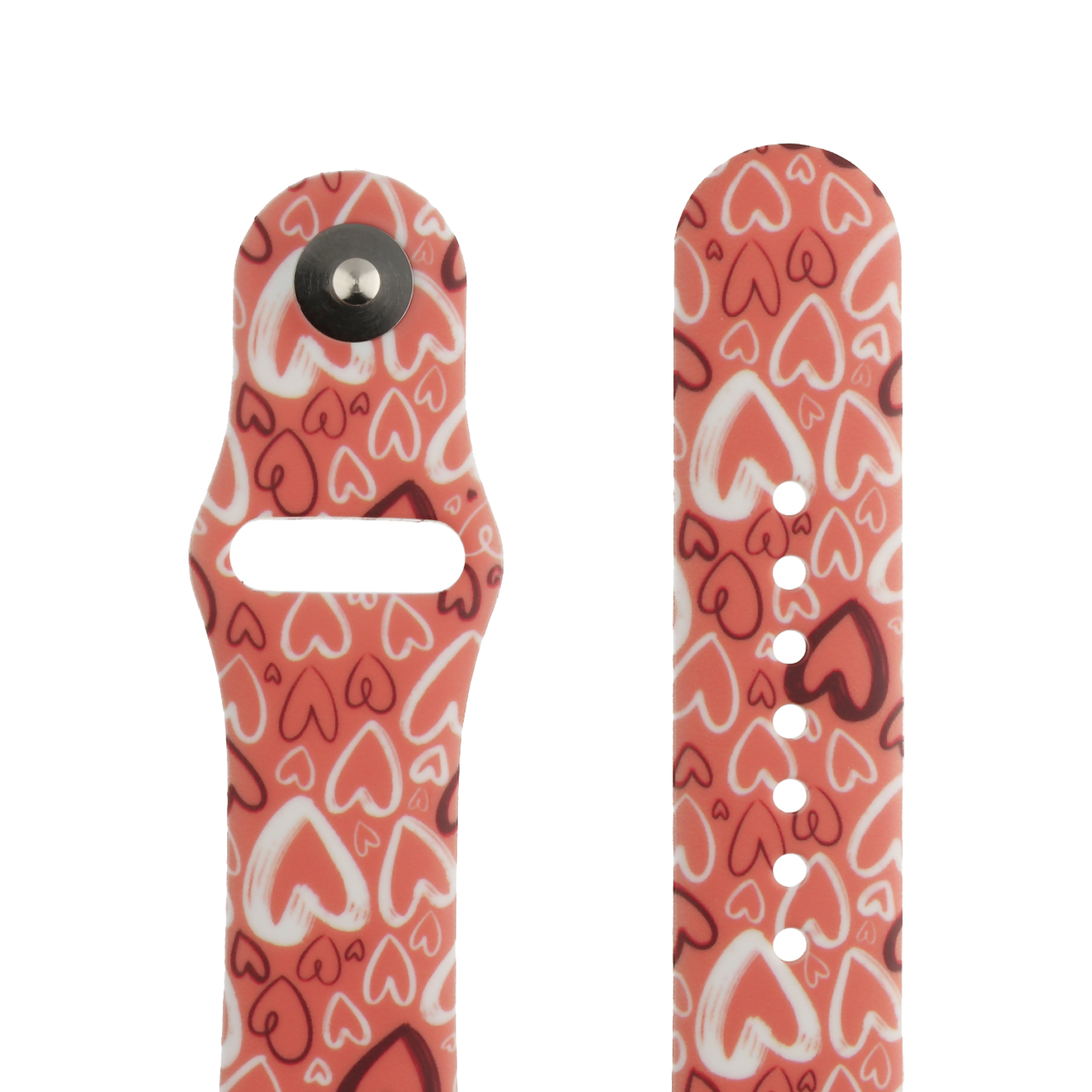 Apple Watch druck Sportarmband - Herzdruck rot