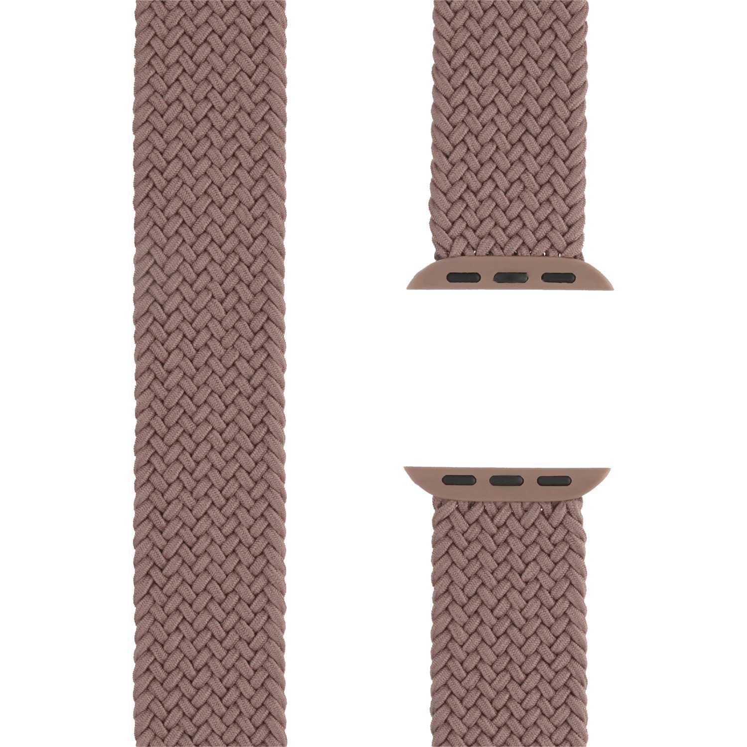 Apple Watch Nylon Geflochtenes Solo Loop - Rauch Lila