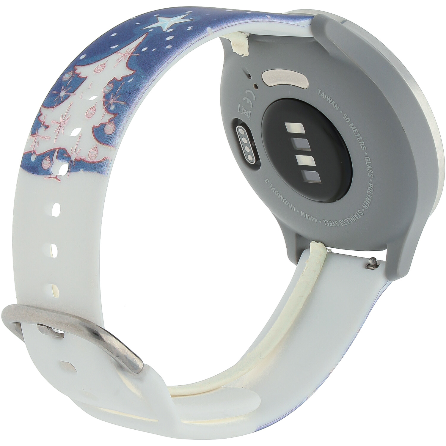 Garmin Vivoactive / Vivomove druck Sportarmband - Weihnachten Schneemann dunkelblau