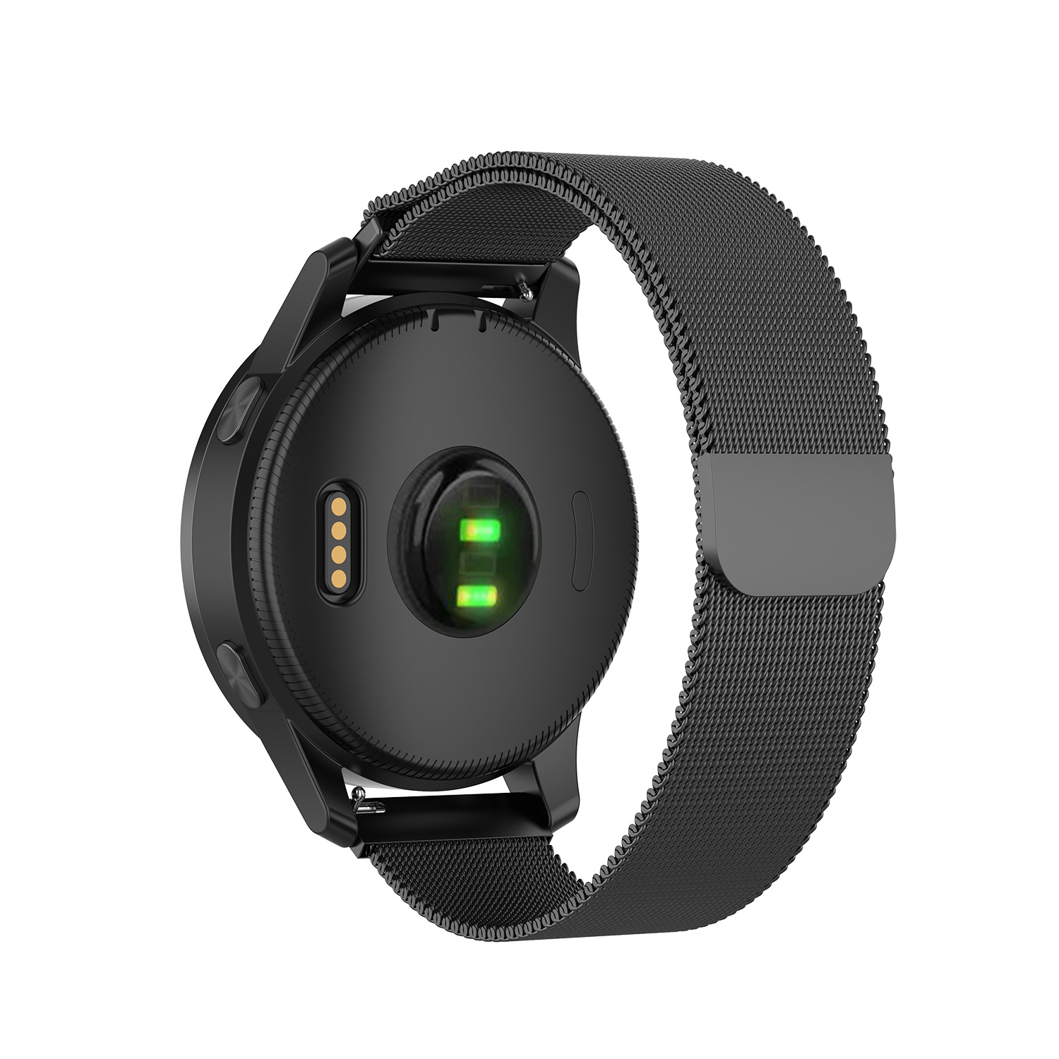 Garmin Vivoactive / Vivomove Milanaise Armband - schwarz