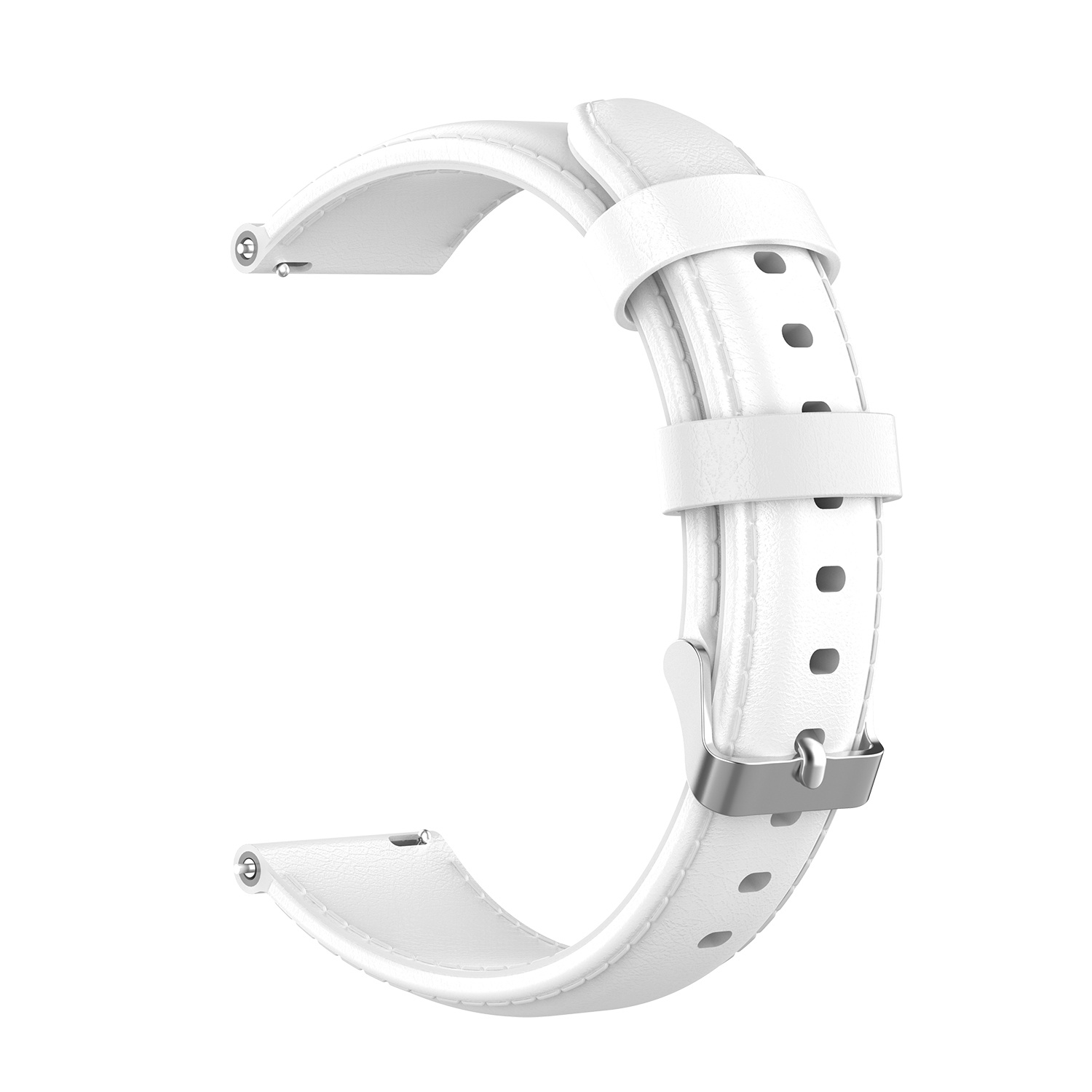 Garmin Vivoactive / Vivomove Lederarmband - weiß