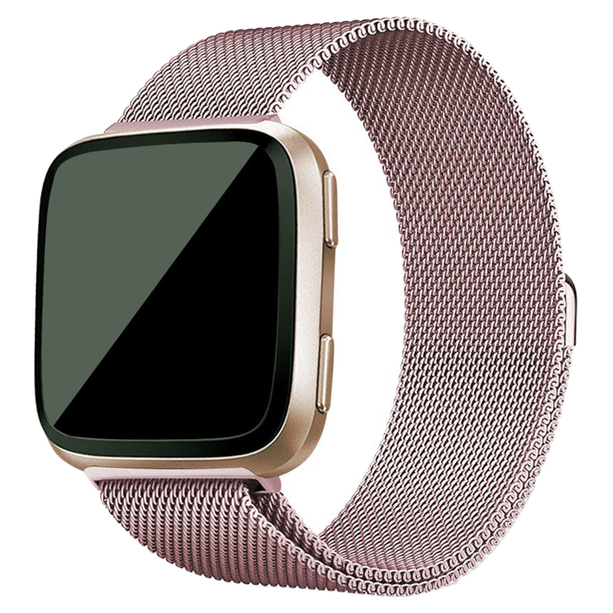 Fitbit Versa Milanaise Armband - rosa rot