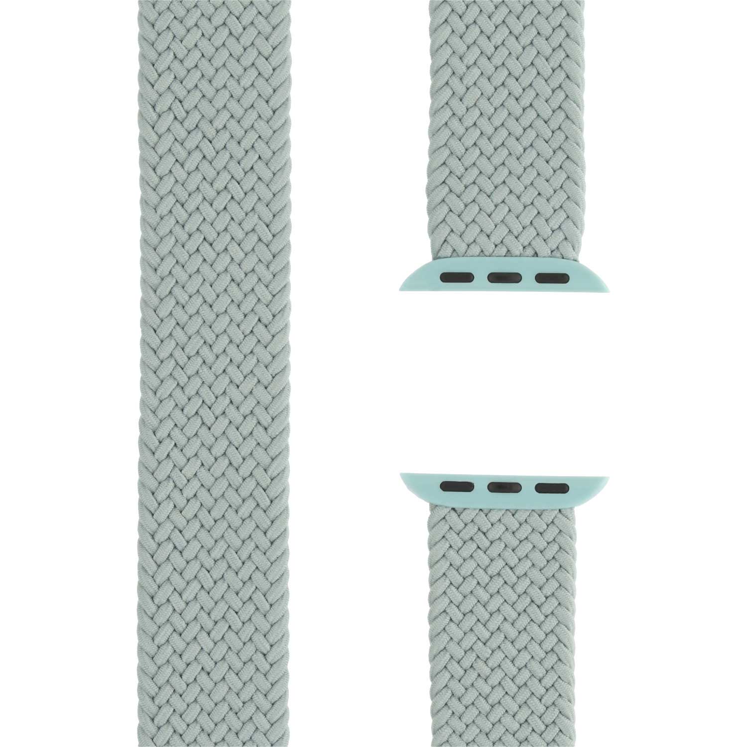 Apple Watch Nylon Geflochtenes Solo Loop - Minze