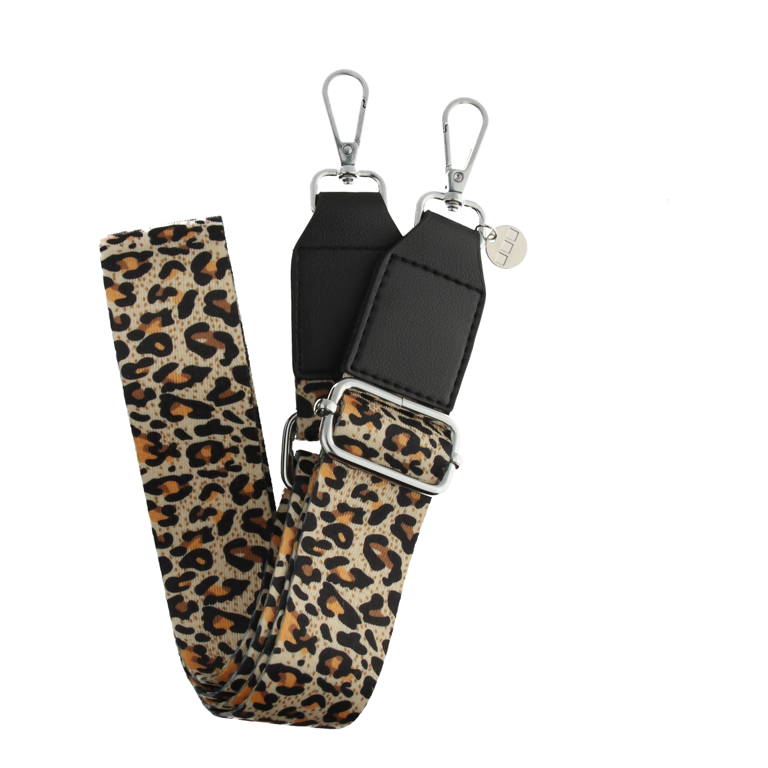 Handyketten Bagstrap - Leopard - silber