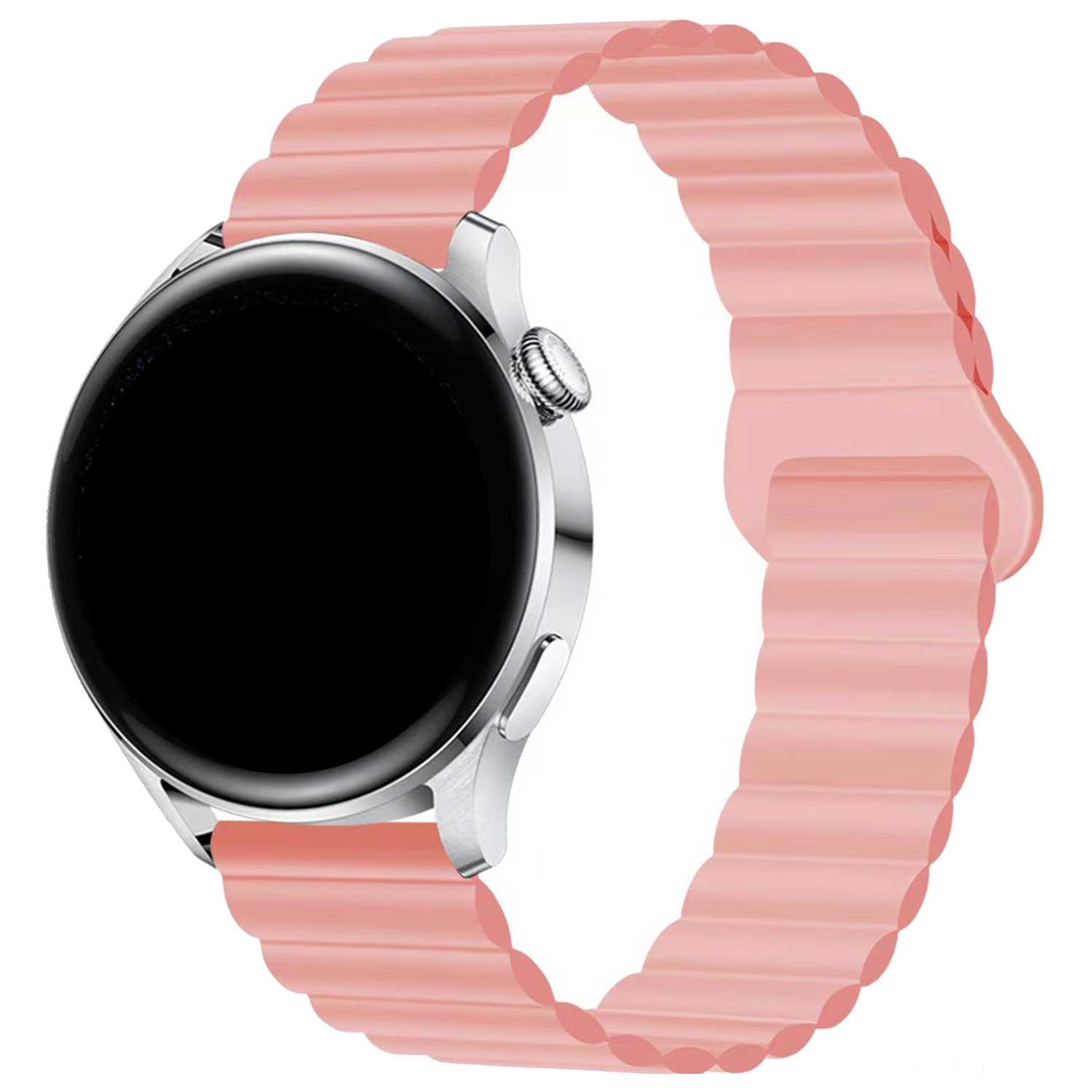 Samsung Galaxy Watch 7 magnetisches Silikonband - rosa