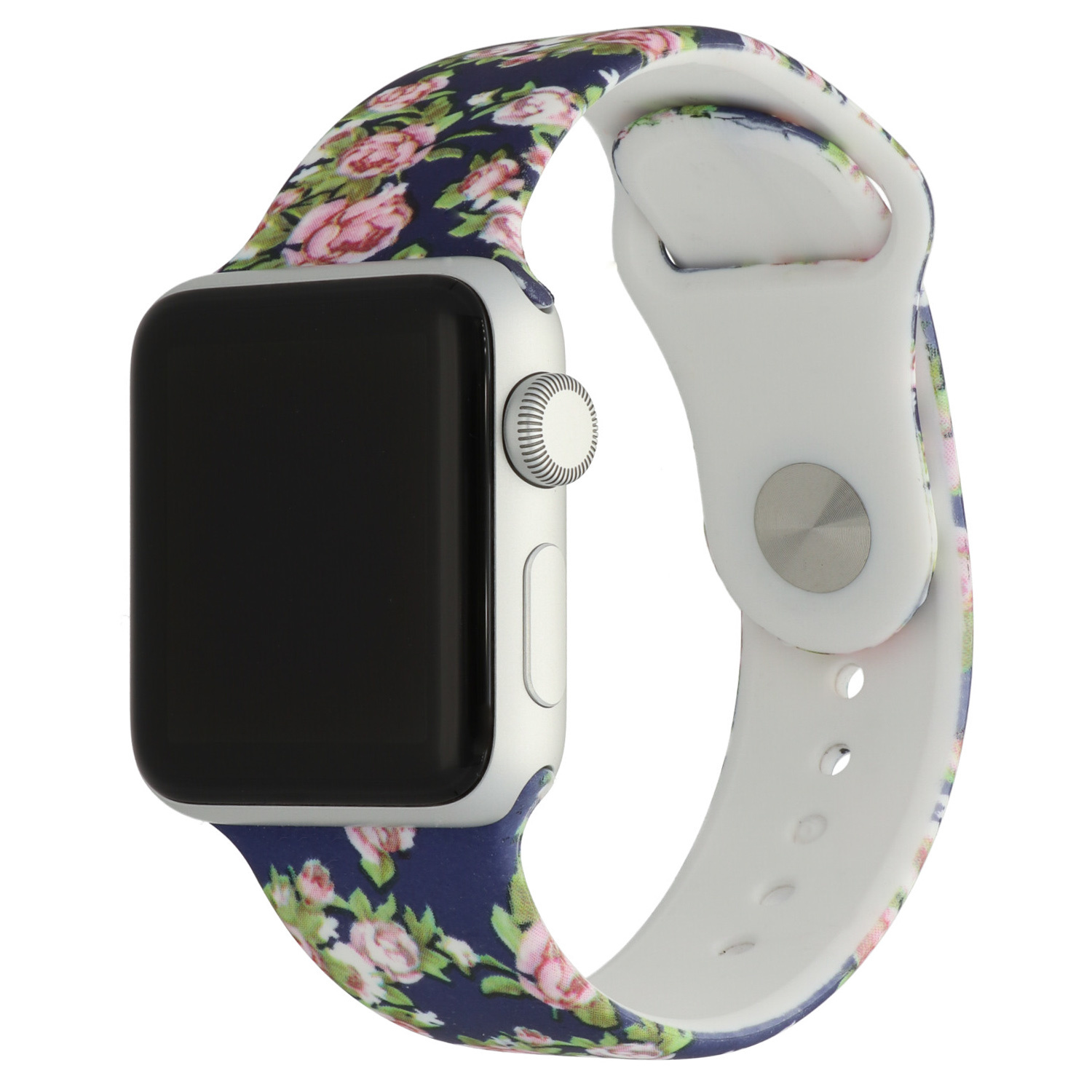 Apple Watch druck Sportarmband - Pfingstrose blau