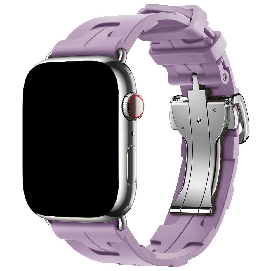Apple Watch Sportarmband Hermès kilim single tour - lila