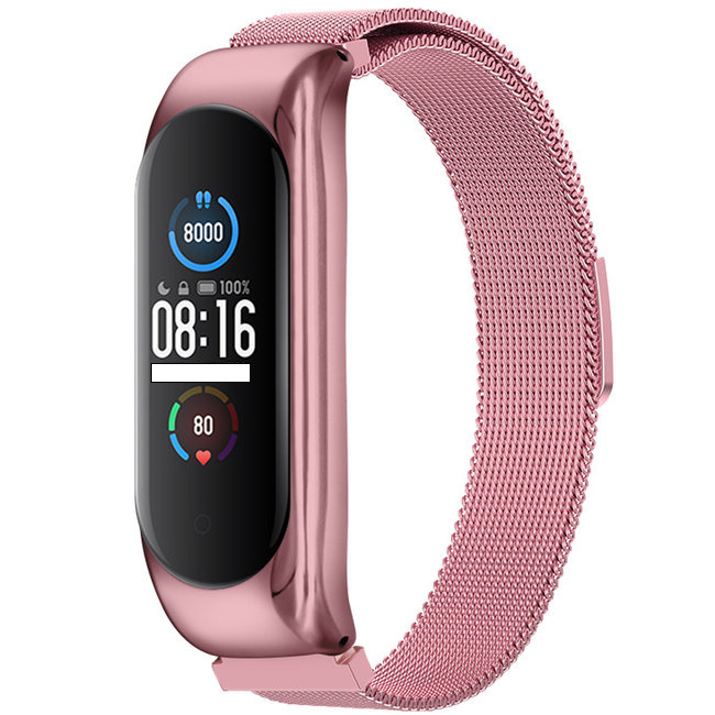Xiaomi Mi 3/4/5/6 Milanaise Armband - rosa rot