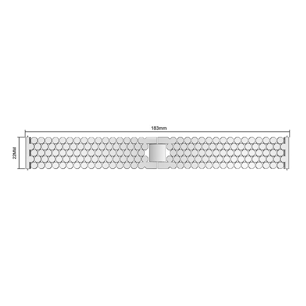 Polar Vantage M / Grit X Fisch stahl Gliederarmband - silber