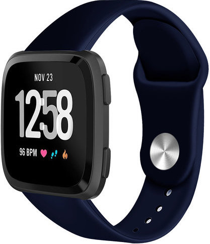 Fitbit Versa Silikon-Sportarmband - navy blau