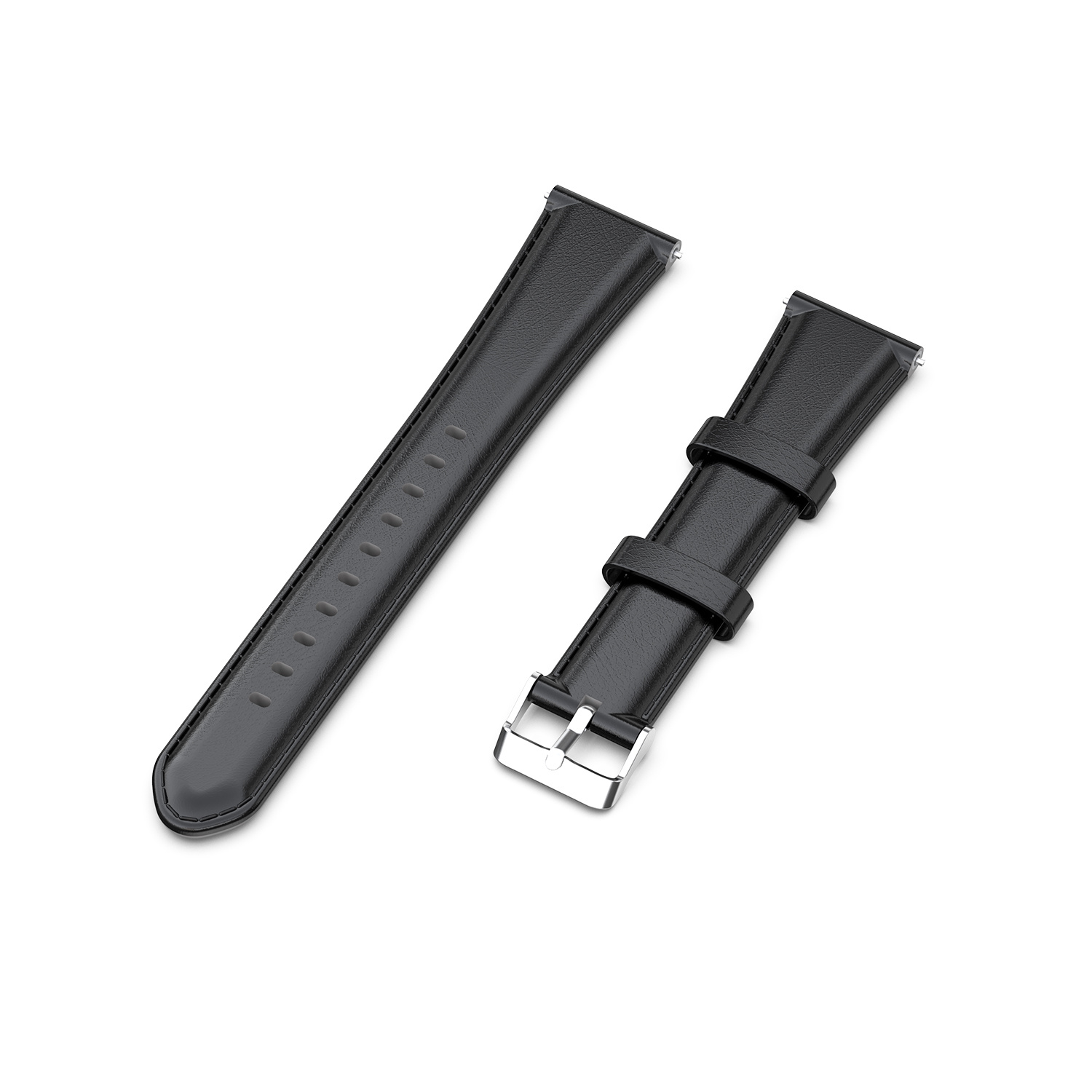 Garmin Vivoactive / Vivomove Lederarmband - schwarz