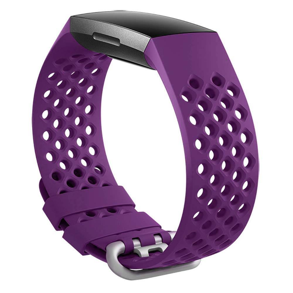 Fitbit Charge 3 & 4 Sport Point Armband - dunkel lila