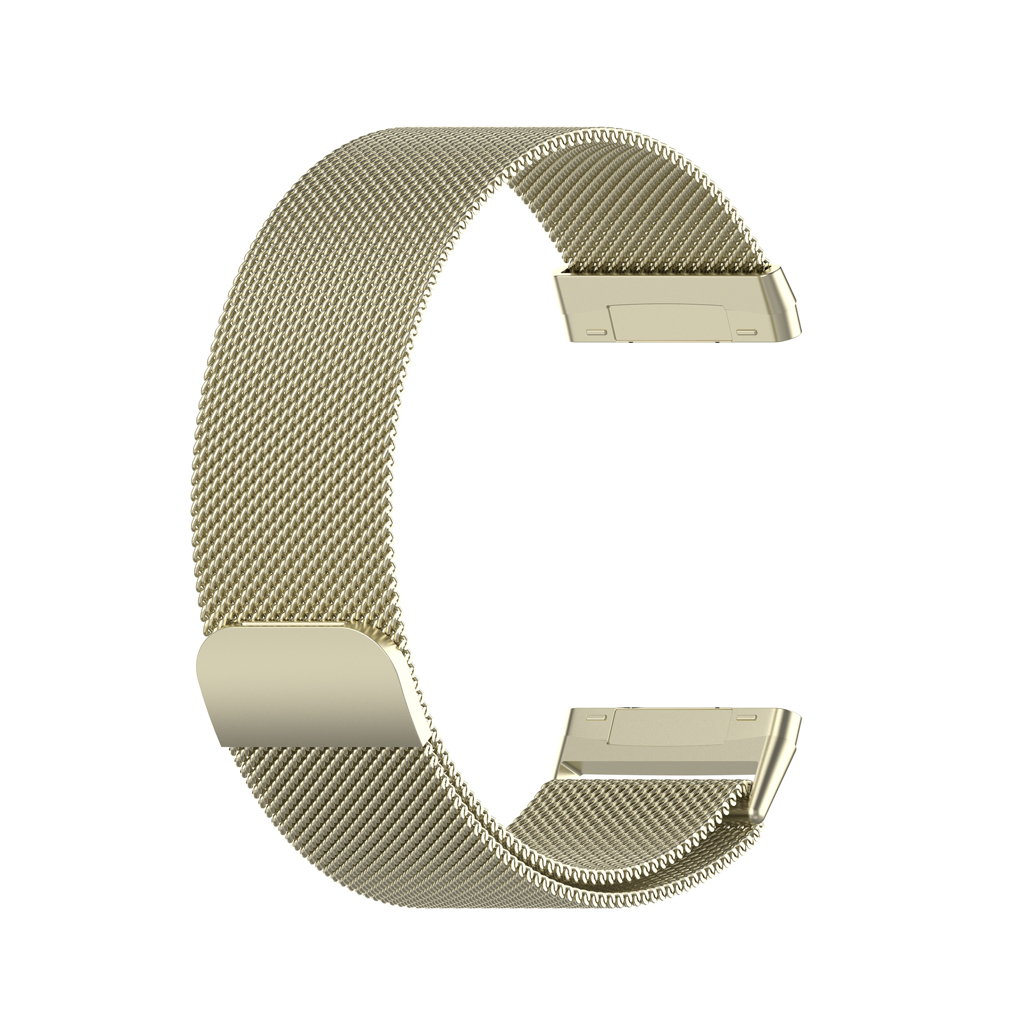 Fitbit Versa 3 / Sense Milanaise Armband - champagne