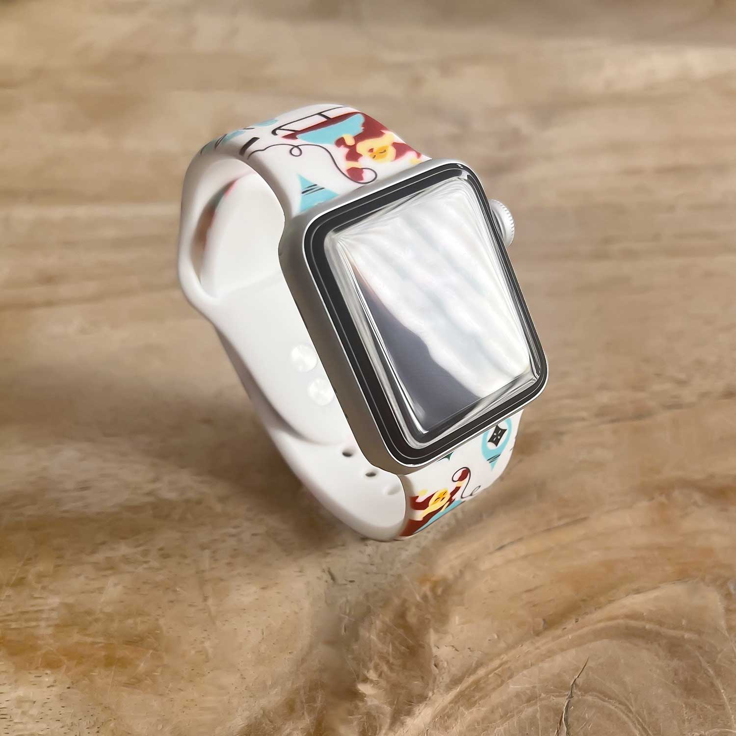 Apple Watch druck Sportarmband - Weihnachten weiß
