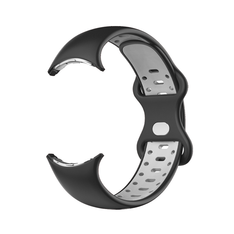 Google Pixel Watch Doppel Sportarmband - schwarz grau