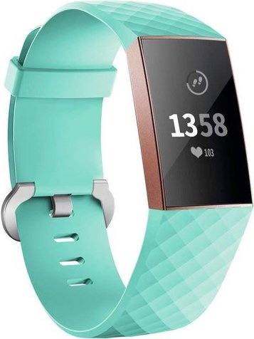 Fitbit Charge 3 & 4 Sport Waffelband - grün