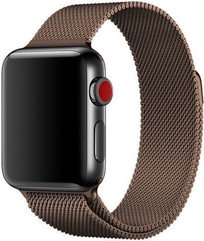 Apple Watch Milanaise Armband - braun
