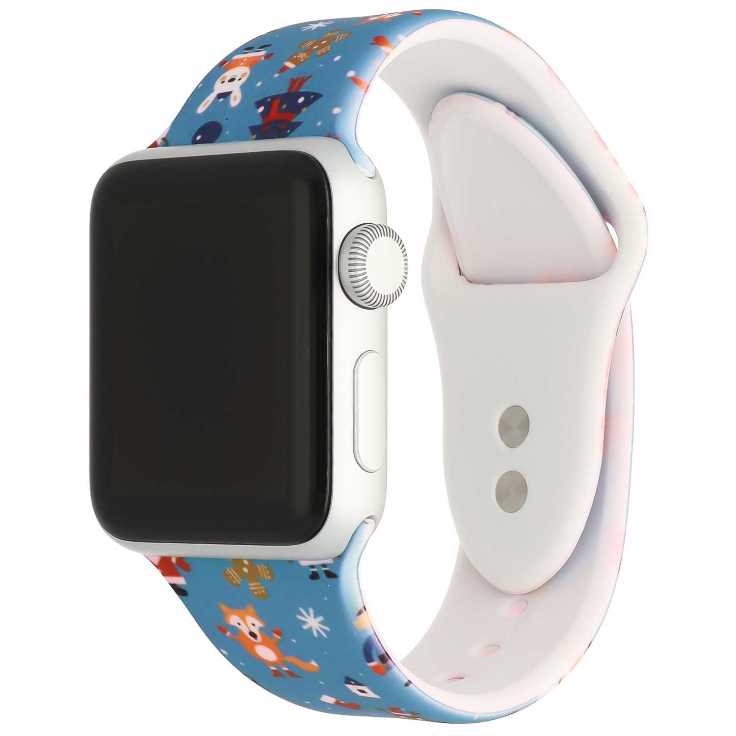 Apple Watch druck Sportarmband - weihnachtsblau
