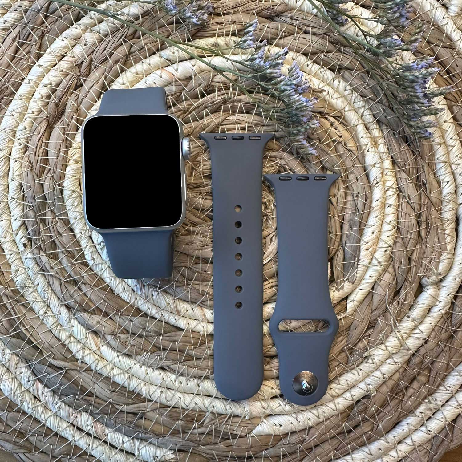 Apple Watch Sportarmband - Steingrau