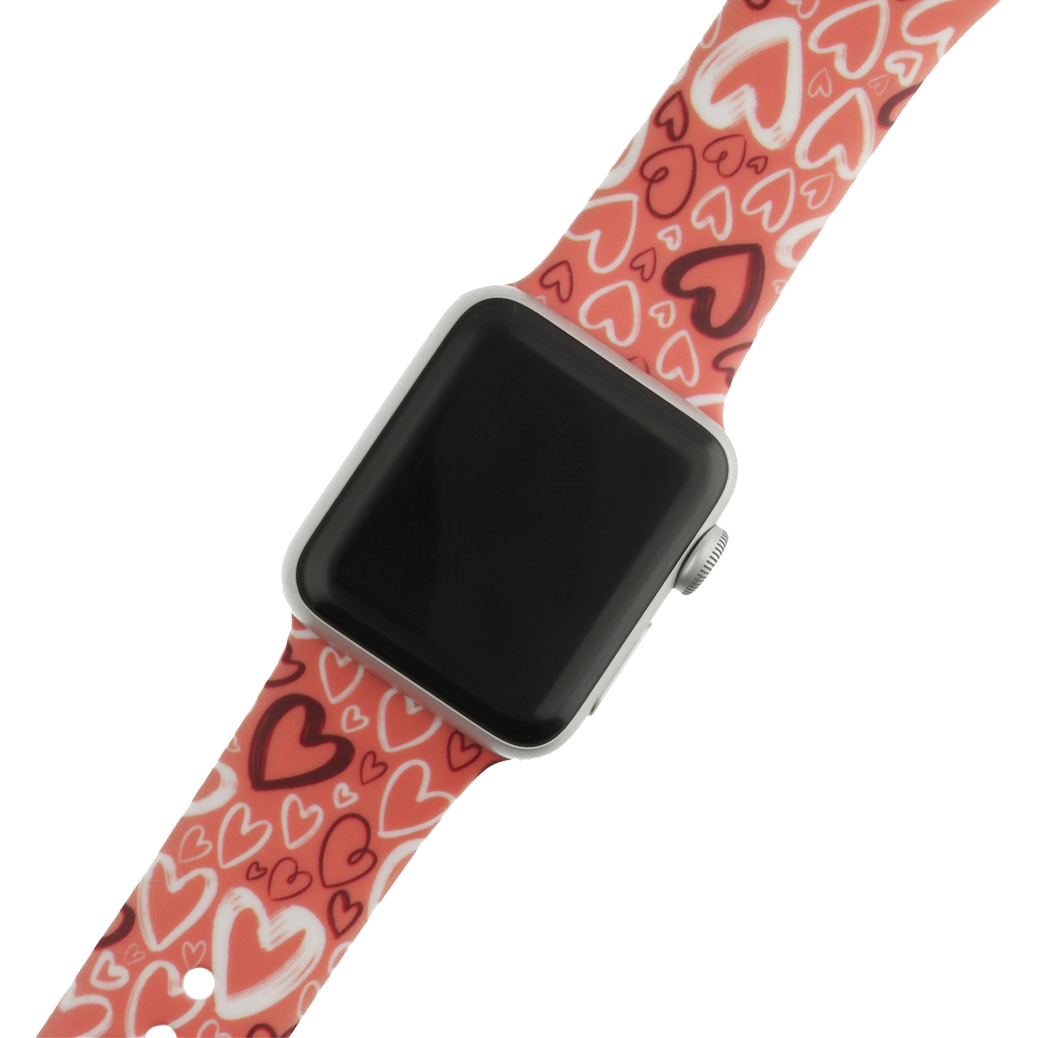 Apple Watch druck Sportarmband - Herzdruck rot
