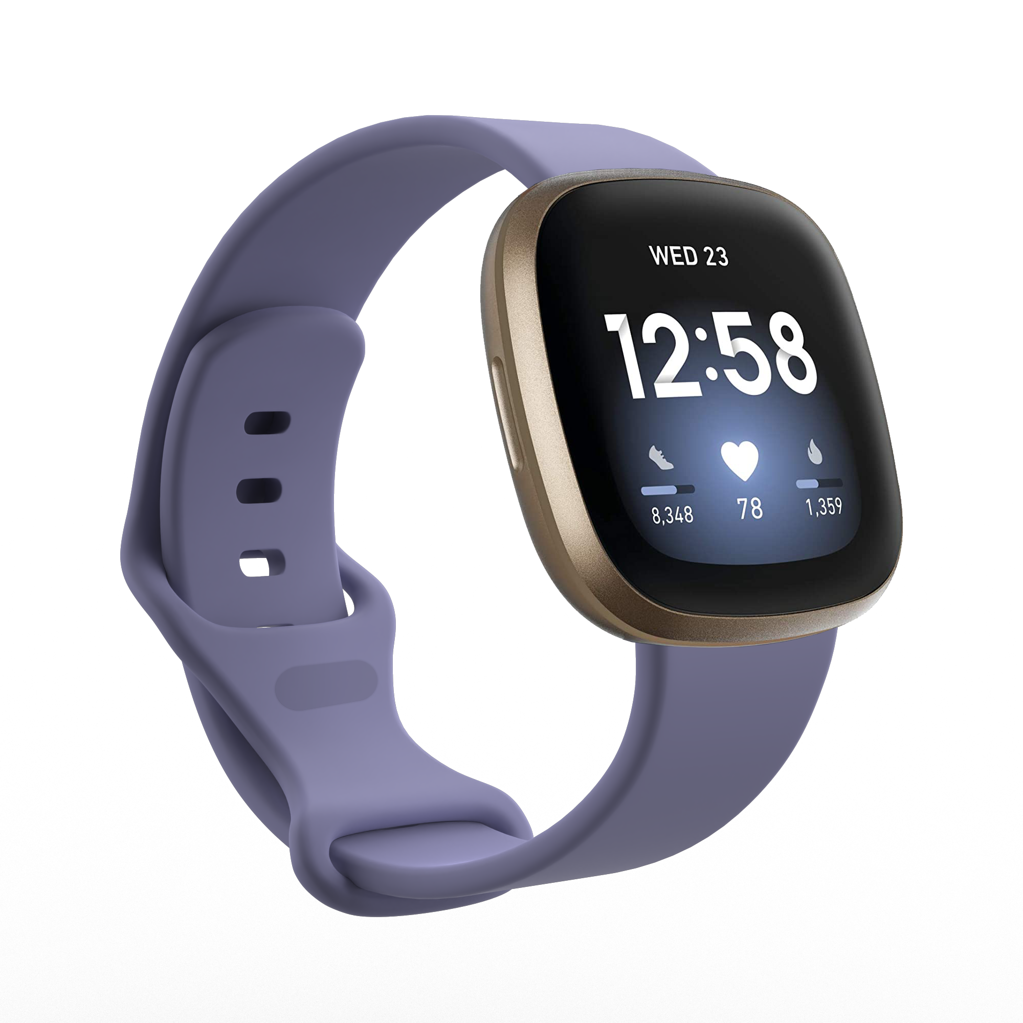Fitbit Versa 3 / Sense Sportarmband - violett lila