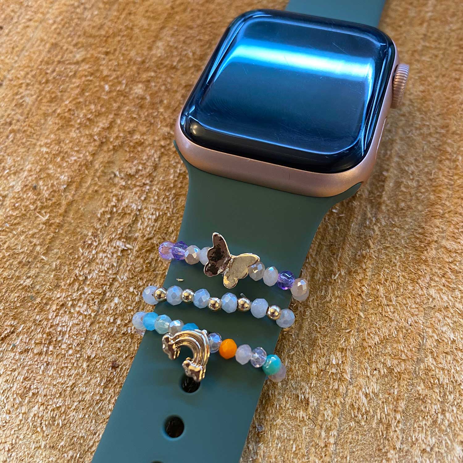 Apple Watch schmuck - Schmetterling bunt