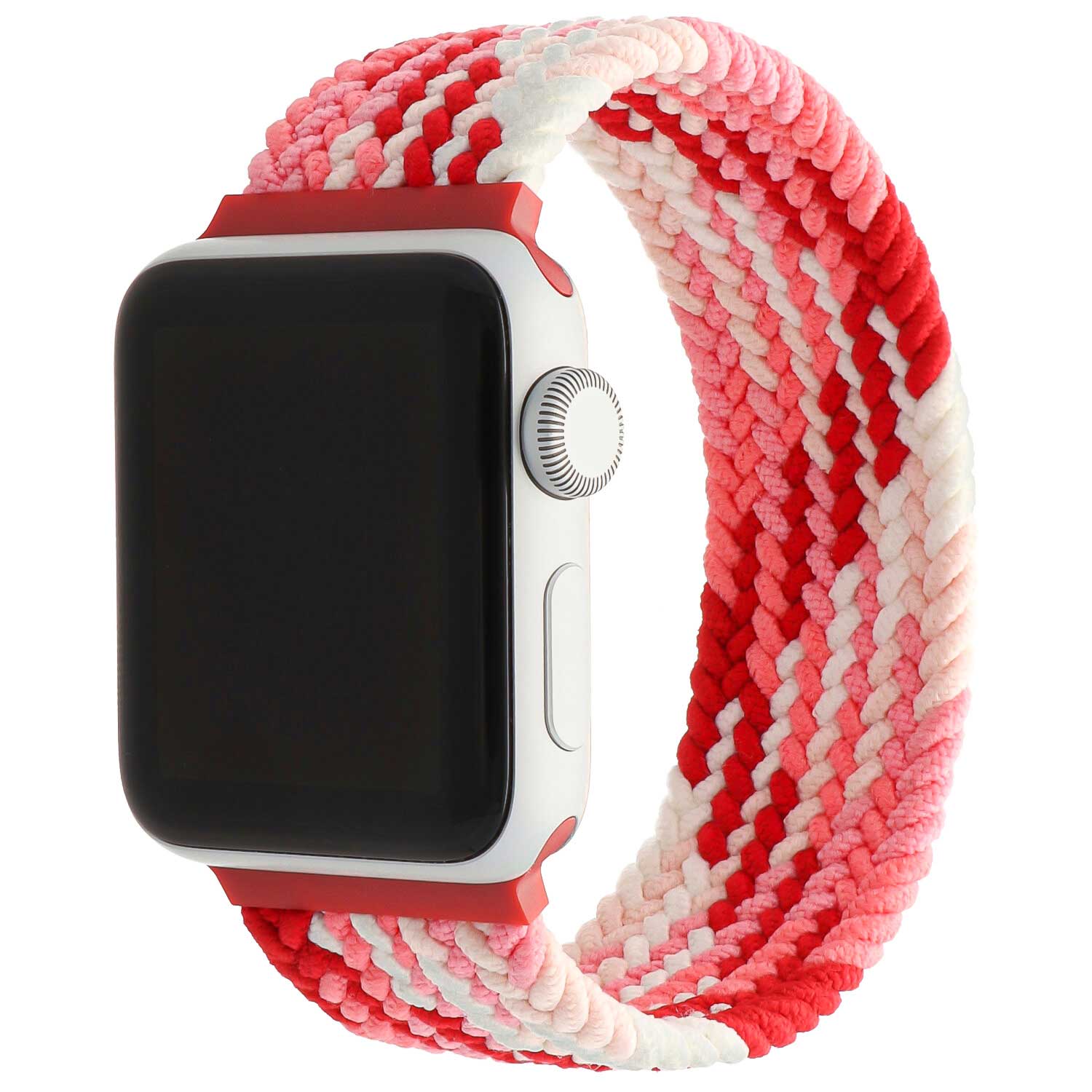 Apple Watch Nylon Geflochtenes Solo Loop - Erdbeere