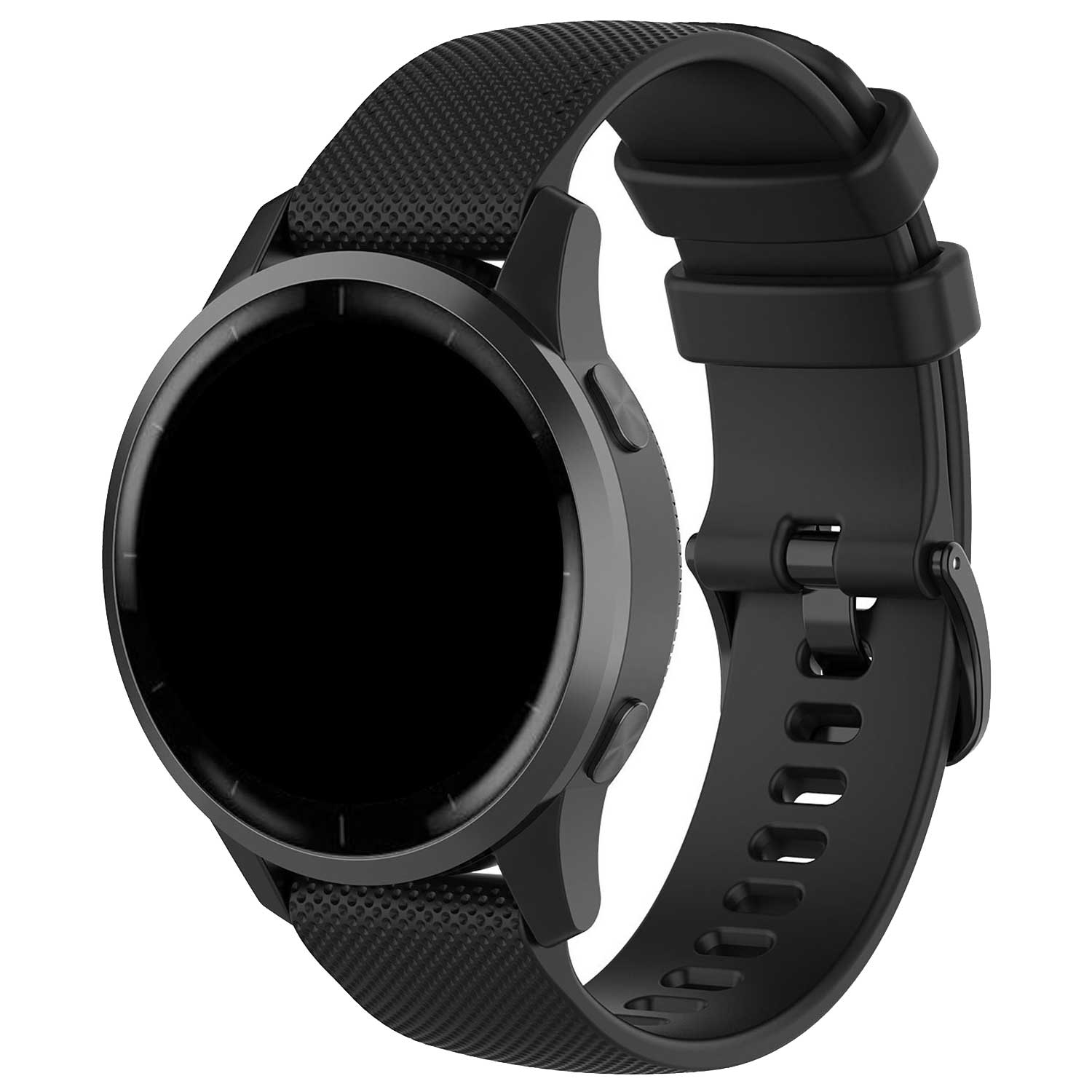 Samsung Galaxy Watch 6 Classic Silikon Armband mit Schnalle - schwarz